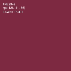 #7E2942 - Tawny Port Color Image